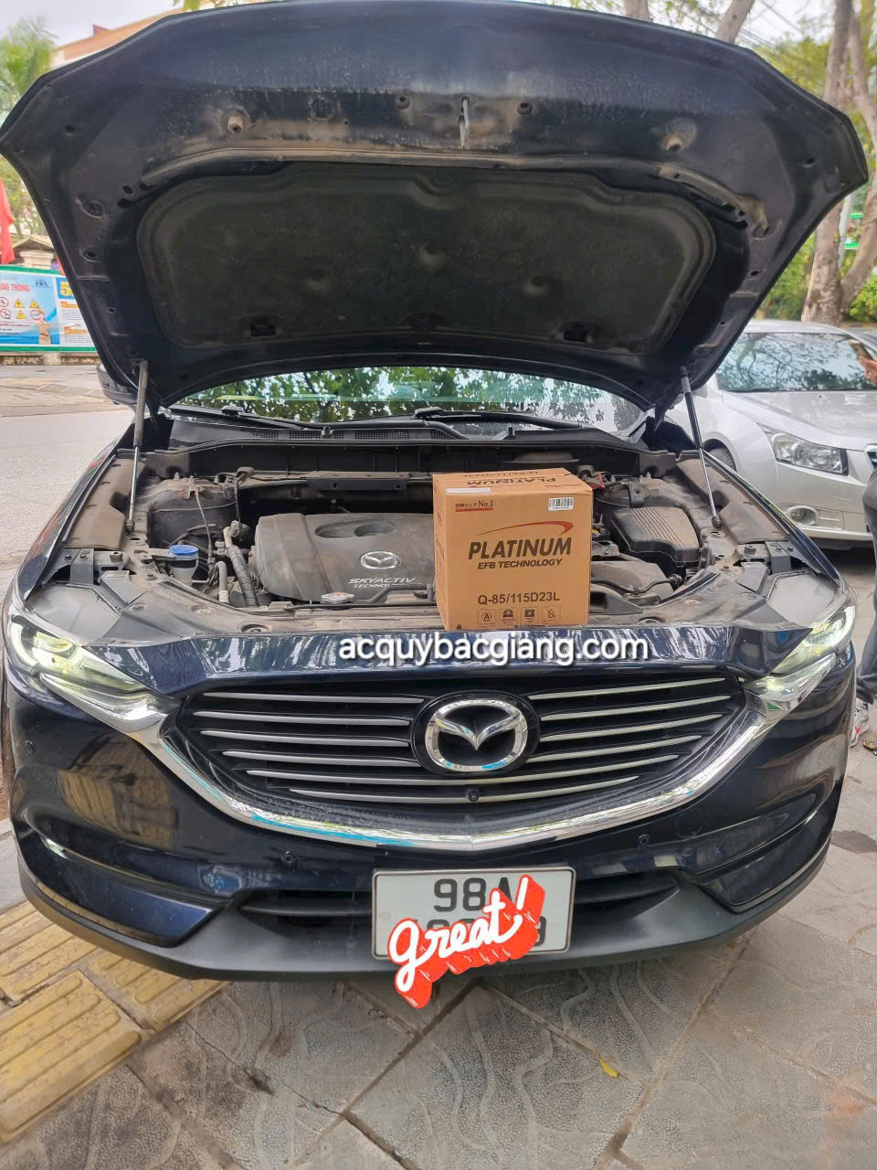 Ắc quy Platinum cho xe Mazda 3