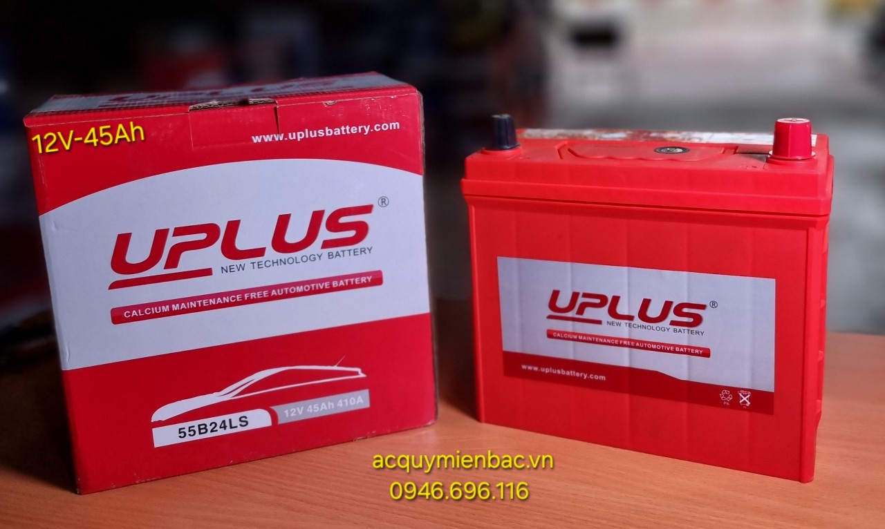 Ắc quy Uplus 55B24LS (12V-45Ah)