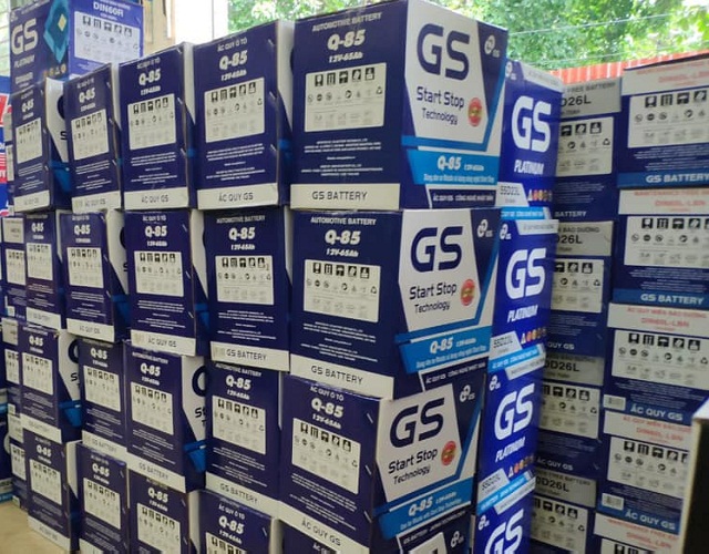 Ắc Quy GS tại cửa hàng HD Việt