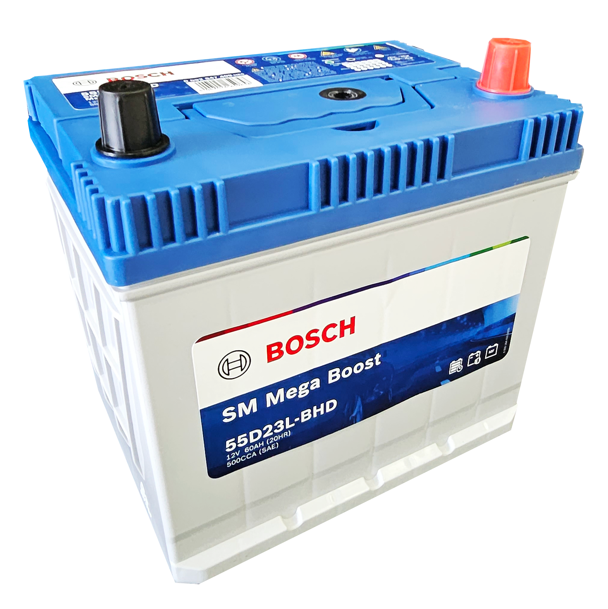 Ắc quy Bosch 55D23L-BHD (12V-60Ah)
