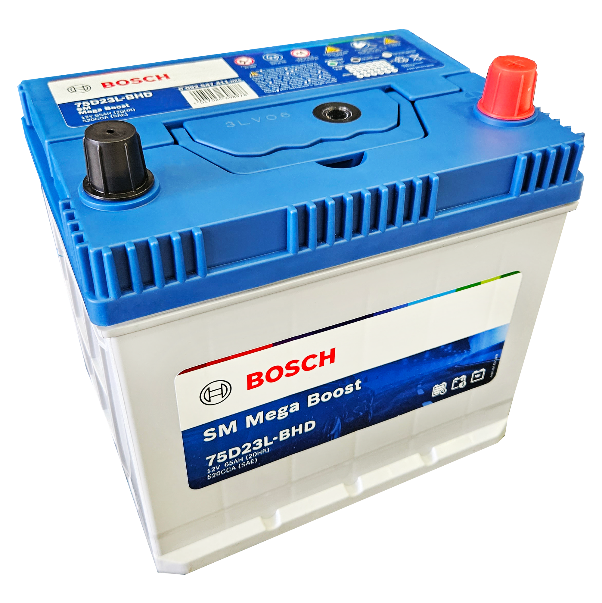 Ắc quy Bosch 75D23L-BHD (12V-65Ah)
