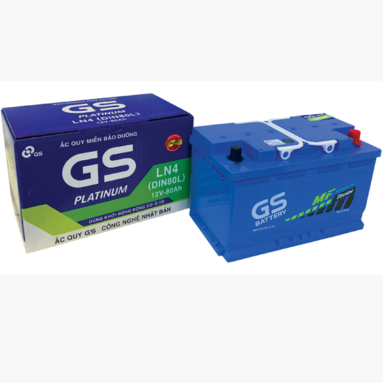 Ắc Quy GS DIN80L (12V-80Ah)
