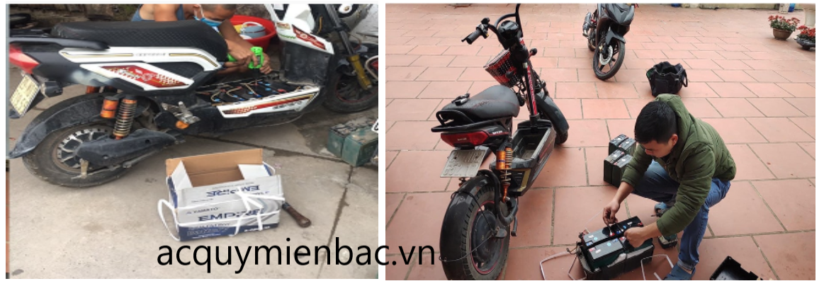 Thay ắc quy xe đạp điện tại nhà tại Bắc Giang bởi T&V Hà Nội